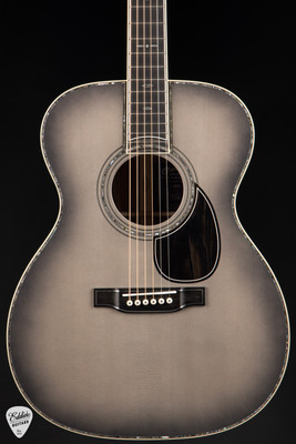 Martin Limited Edition OM-45 John Mayer 20th Anniversary #197 – Platinum Gray Burst Acoustic Guitar