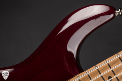 Ernie Ball Music Man StingRay 5 Special HH Bass Guitar in Oxblood