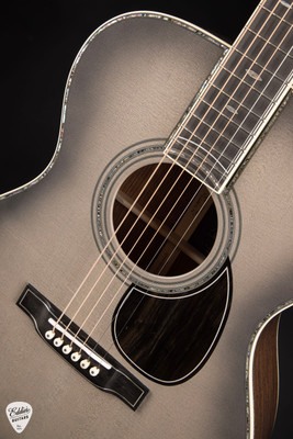 Martin Limited Edition OM-45 John Mayer 20th Anniversary # – Platinum Gray Burst Acoustic Guitar