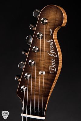 Don Grosh NOS Hollow T Thinline 30th Anniversary Electric Guitar in Charcoal Burst