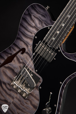 Don Grosh NOS Hollow T Thinline 30th Anniversary Electric Guitar in Charcoal Burst