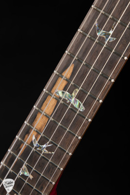 Paul Reed Smith Eddie’s Guitars Wood Library DGT (David Grissom Trem)/Stained Maple Neck – Blood Orange Electric Guitar