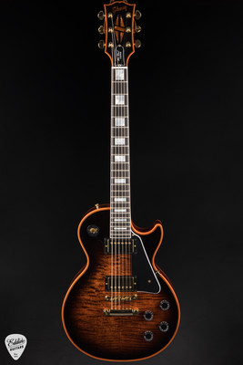 Gibson Custom Shop Made 2 Measure Les Paul Custom Figured Orange Widow Electric Guitar