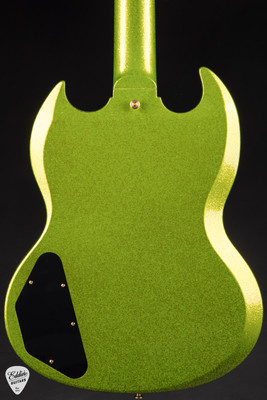 Gibson Custom Shop Made 2 Measure SG Custom Gloss Gecko Green Sparkle Electric Guitar