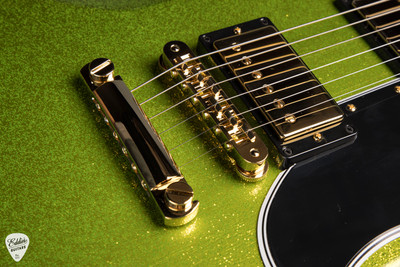 Gibson Custom Shop Made 2 Measure SG Custom Gloss Gecko Green Sparkle Electric Guitar