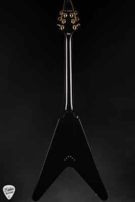 Gibson Custom Shop Flying V Custom Ebony 6.14 #CS403692 - Eddie's