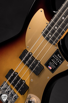 Fender American Ultra II Meteora Bass Guitar in Ultraburst