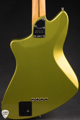 Fender American Ultra II Meteora Bass Guitar in Solar Flare