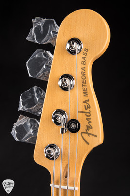 Fender American Ultra II Meteora Bass Guitar in Solar Flare