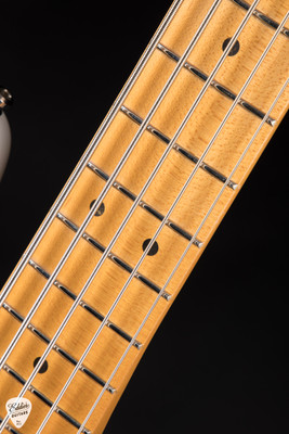 Fender American Ultra II Jazz Bass V Bass Guitar in Avalanche