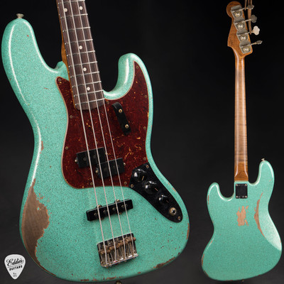 Fender Custom Shop 1964 Jazz Bass Heavy Relic P/J - Seafoam Green