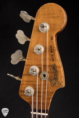 Fender Custom Shop 1964 Jazz Bass Heavy Relic P/J Bass Guitar in Seafoam Green Sparkle
