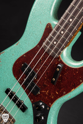 Fender Custom Shop 1964 Jazz Bass Heavy Relic P/J - Seafoam Green