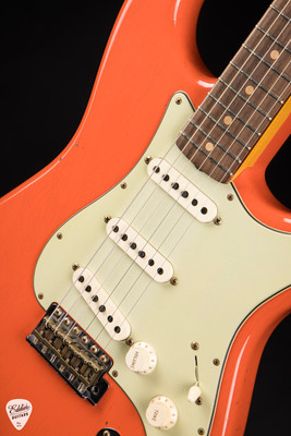 Used – Fender Custom Shop Wildwood 10 ’61 Stratocaster Journeyman – Faded Cadmium Orange (2022) Electric Guitar