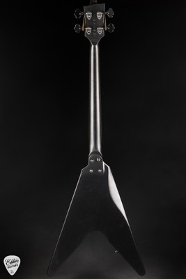 Dunable Asteroid Bass Guitar in Silver Flake over Black
