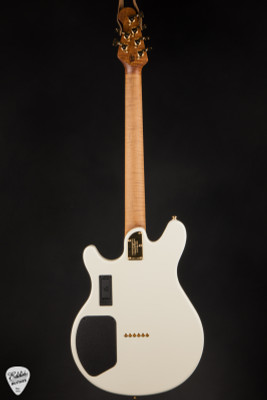 Ernie Ball Music Man Valentine HH Electric Guitar in Ivory White