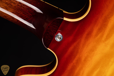 Gibson Custom Shop PSL ’64 ES-335 Figured Reissue Gloss Electric Guitar in Abilene Sunset Burst 7.10 #140743