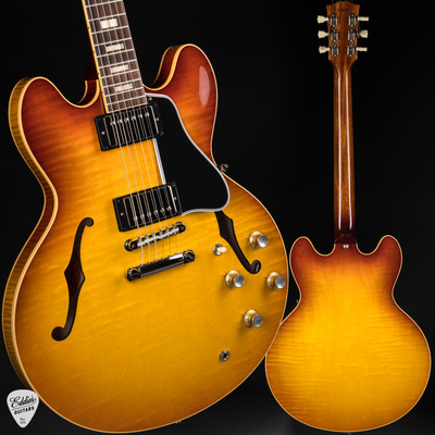 Gibson Custom Shop PSL ’64 ES-335 Figured Reissue Gloss Abilene Burst Electric Guitar