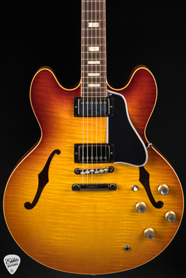 Gibson Custom Shop PSL ’64 ES-335 Figured Reissue Gloss Abilene Sunset Burst Electric Guitar
