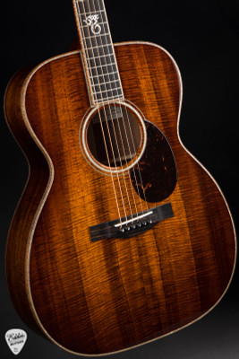 Santa Cruz OM Grand 45 Style - Figured Koa Acoustic Guitar