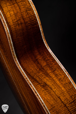 Santa Cruz OM Grand 45 Style - Figured Koa Acoustic Guitar