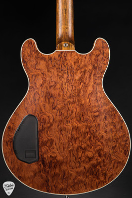 Warwick Custom Shop Masterbuilt Star Bass II Bubinga Natural Transparent Satin Bass Guitar