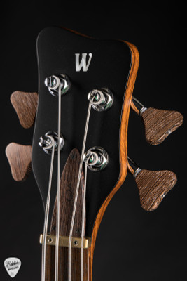 Warwick Custom Shop Masterbuilt Star Bass II Bubinga Natural Transparent Satin Bass Guitar