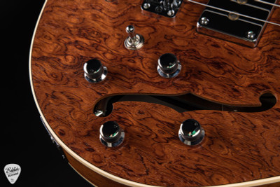 Warwick Custom Shop Masterbuilt Star Bass II Bubinga Natural Transparent Satin Bass Guitar