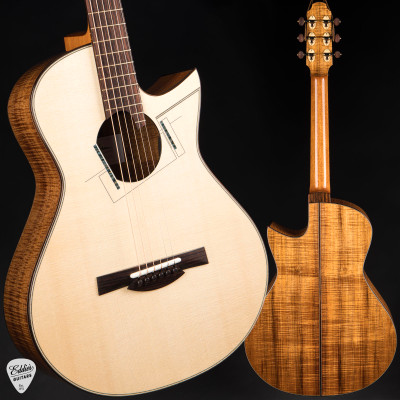 Used Spohn 00 12 Fret Swiss Moon Spruce & Birdseye Maple Acoustic Guitar