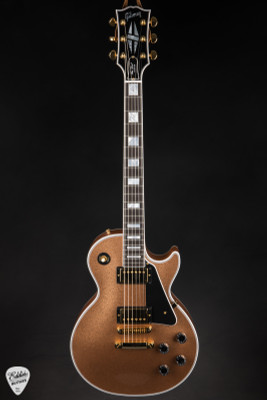 Gibson Les Paul Custom Electric Guitar in Copper Bronze Sparkle