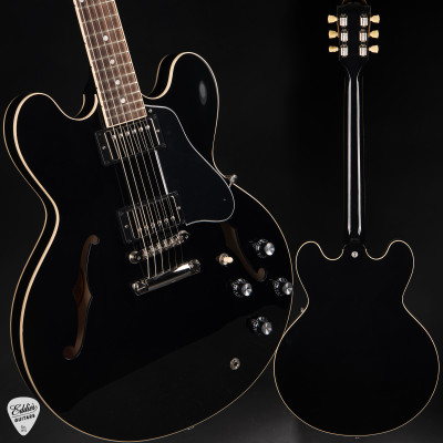 --- No Cha Gibson ES-335 Vintage Ebony electric guitarnge ---