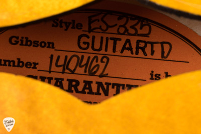 Gibson Custom Shop PSL ’64 ES-335 Figured Reissue Gloss Abilene Burst electric guitar