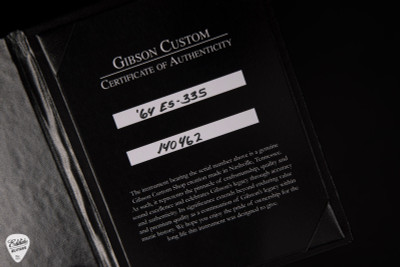 Gibson Custom Shop PSL ’64 ES-335 Figured Reissue Gloss Abilene Burst electric guitar