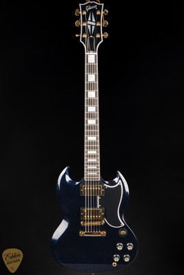 Gibson Custom Shop Made 2 Measure SG Custom Gloss Brunswick Blue electric guitar