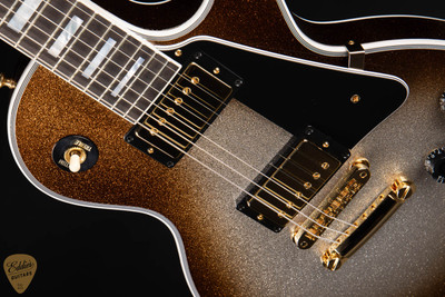 Gibson Custom Shop PSL Les Paul Custom Gloss Root Beer Burst Sparkle electric guitar