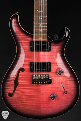Paul Reed Smith Eddie’s Guitars Wood Library Special Semi Hollow Bonni Pink Smokeburst/Cocobolo Fingerboard/Figured Maple Neck Electric Guitar