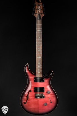 Paul Reed Smith Eddie’s Guitars Wood Library Special Semi Hollow Bonni Pink Smokeburst/Cocobolo Fingerboard/Figured Maple Neck Electric Guitar