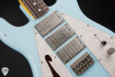 Nash Wayfarer WF3/HT Electric Guitar in Sonic Blue