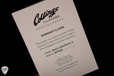 Collings OM3 - German Spruce & Cocobolo Acoustic Guitar