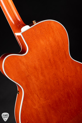 Gretsch Pro Nashville Hollow Body with String-Thru Bigsby, Gold Hardware Orange Stain electric guitar