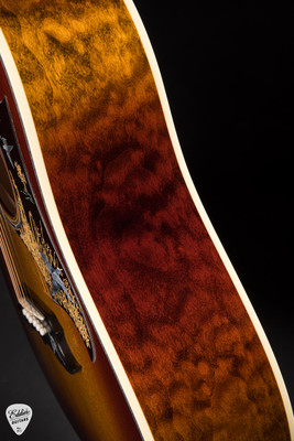 Gibson Custom Shop PSL Doves in Flight Quilt Wildfire Burst Acoustic Guitar