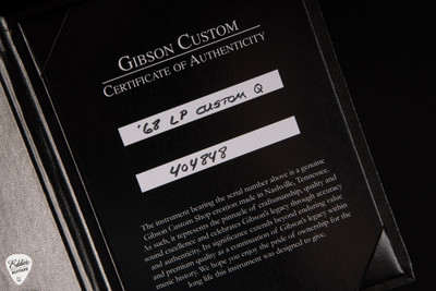 Gibson Custom Shop PSL ’68 Les Paul Custom 3 Pickup/3A Electric Guitar in Nordic Blue 9.2 #404848