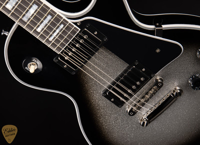 Gibson Custom Shop PSL Les Paul Custom Gloss Silverburst Sparkle Electric Guitar