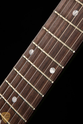 Gibson Custom Shop Made 2 Measure '58 Les Paul Junior Double-Cut Reissue VOS Gecko Green Metallic electric guitar