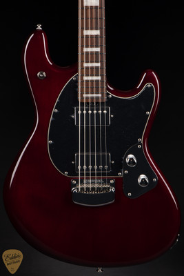 Ernie Ball Music Man BFR StingRay Baritone Oxblood electric guitar