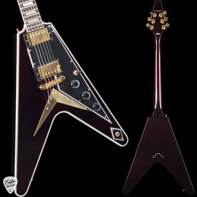 Gibson Custom Shop Made 2 Measure Flying V Custom Gloss Brunswick Red electric guitar