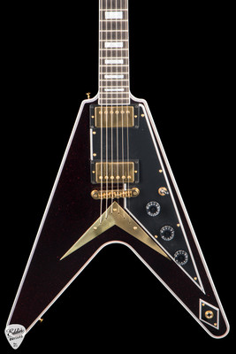 Gibson Custom Shop Made 2 Measure Flying V Custom Gloss Brunswick Red electric guitar
