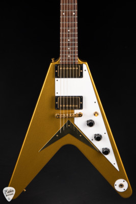 Used – Gibson Custom Shop Original Prototype Flying V Bullion Gold electric guitar