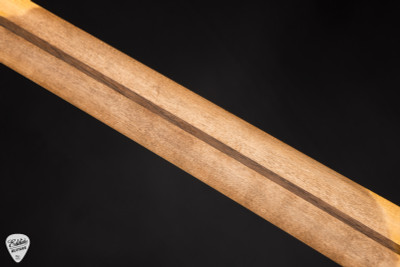 Fender Custom Shop Master Built 1957 Stratocaster Ultra Relic Electric Guitar in Black Over Graffiti Yellow