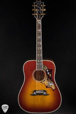 Gibson Custom Shop PSL Doves in Flight Quilt Wildfire Burst 4.13 #22054027 Acoustic Guitar